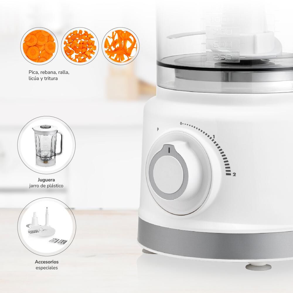 Combo Licuadora Mas Procesadora Thomas Th-9170b / 1,5 Litros Y 1,5 Litros / 900 Watts image number 4.0