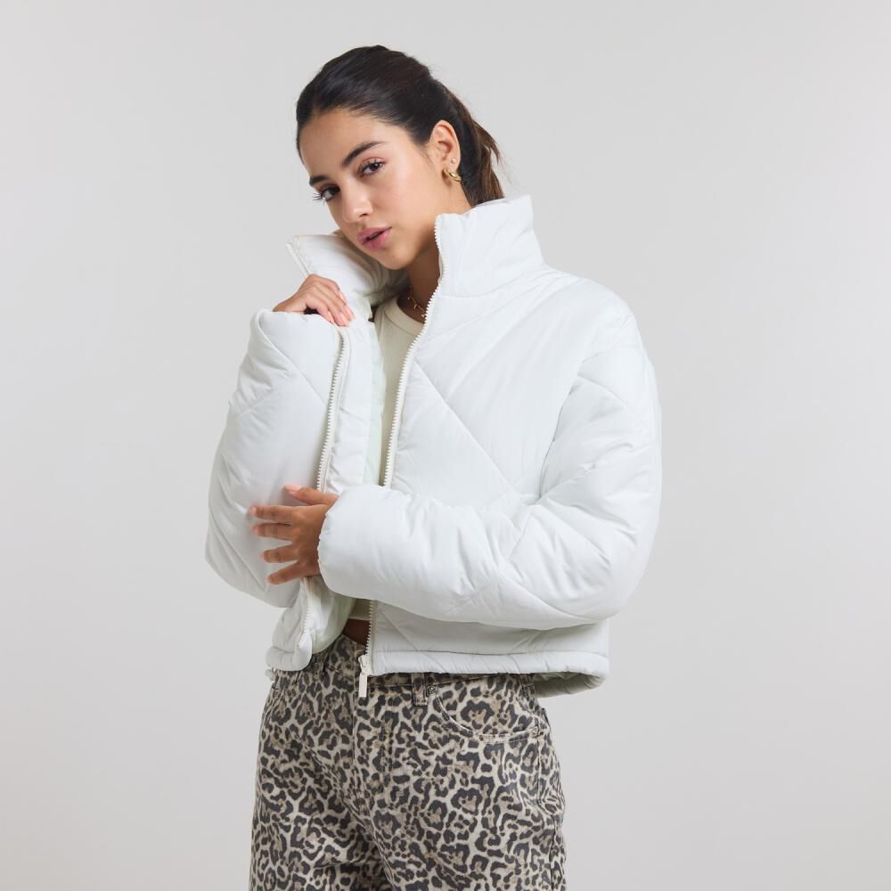 Parka Basica Corta Cuello Alto Mujer Freedom image number 2.0