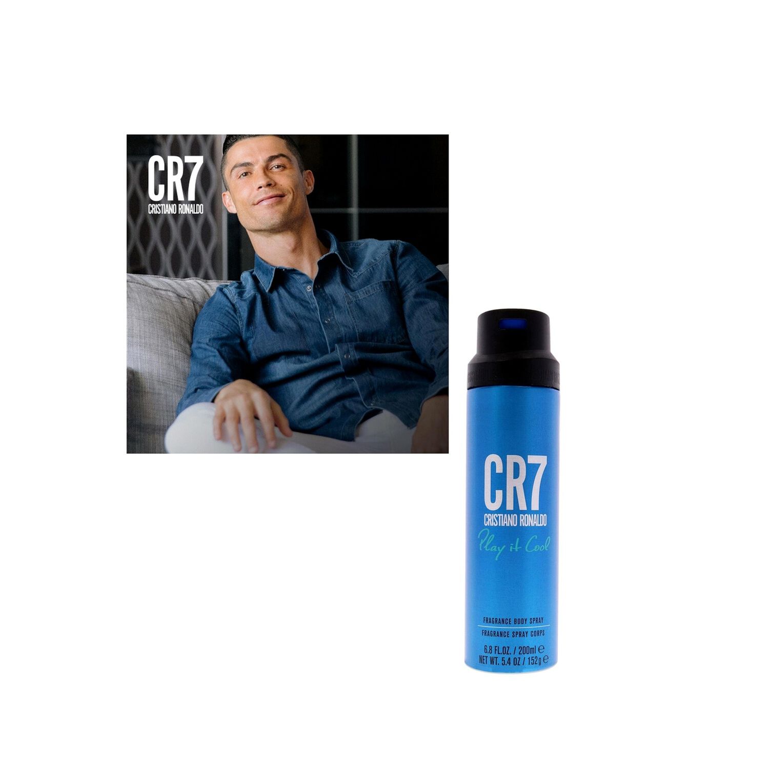Cristiano Ronaldo Play It Cool Deodorant 200 Ml image number 0.0