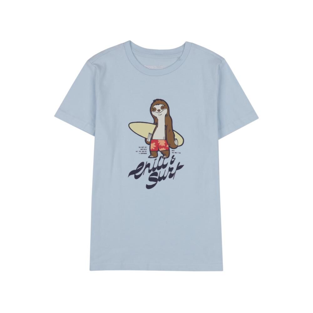 Polera Manga Corta Cuello Redondo Ni&ntilde;o Topsis image number 0.0