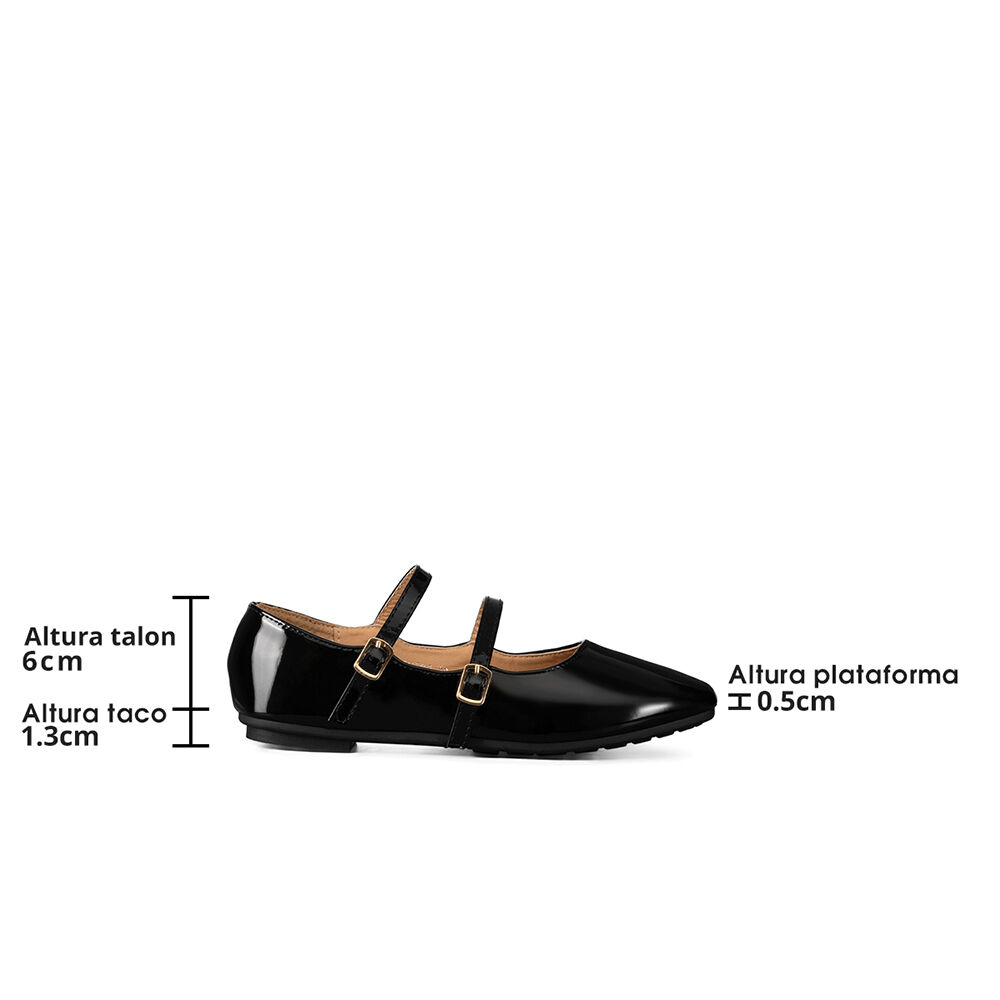 Ballerina Casual Mujer Moda Charol Plano Weide You503 image number 6.0