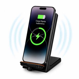 Cargador Inalambrico Qi 15w Carga Rapida Universal