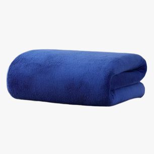 Toalla Extra Larga De Microfibra Azul