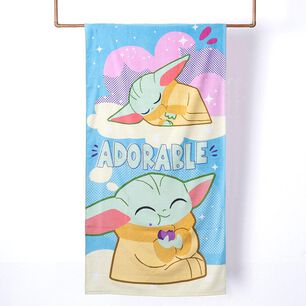 Toalla Playa 70x140 Mandalorian Adorable