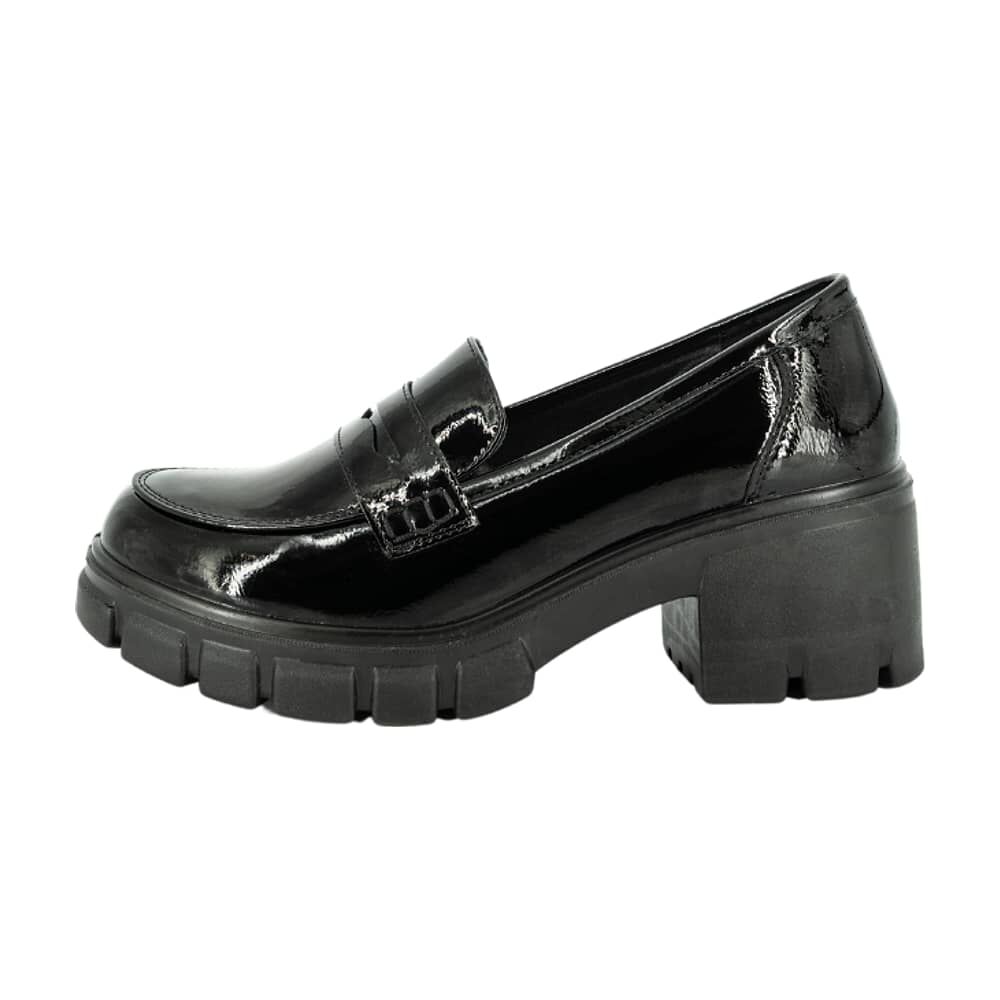 Mocasin Murcia Negro Charol Alquimia image number 1.0