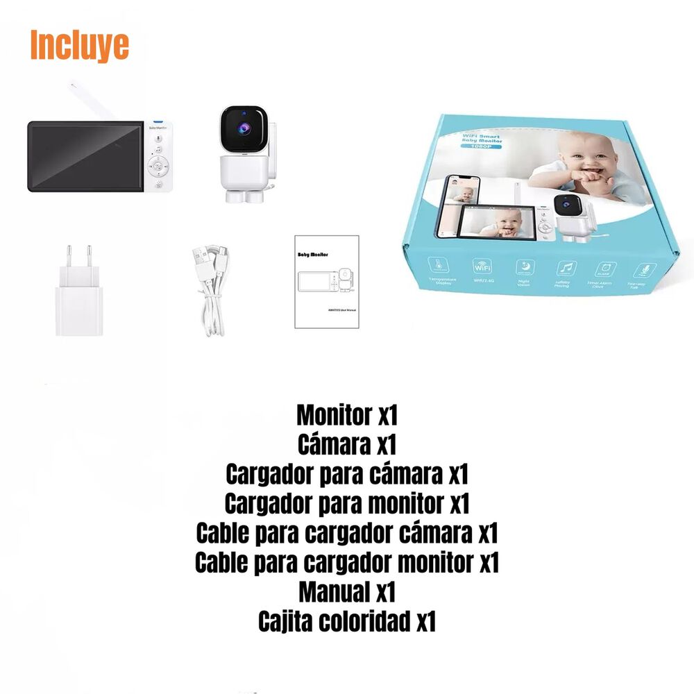 C&aacute;mara Monitor Con App 5&Prime; 1920x1080p Abm720s image number 3.0