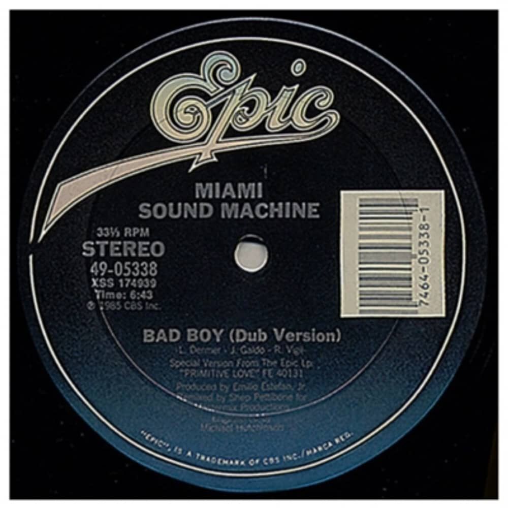 Miami Sound Machine - Bad Boy | 12" Maxi Single Vinilo image number 3.0