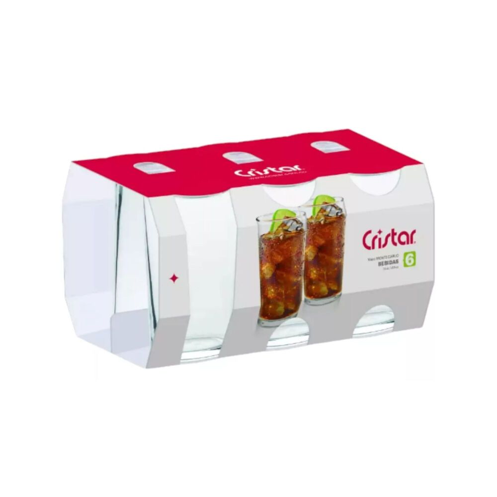 Pack 6 Vasos Vidrio 355 Ml Londres image number 3.0