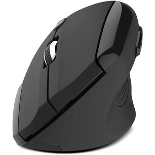Klipx Mouse Vertical Inal&aacute;mbrico Ergon&oacute;mico 6 Botones Negro
