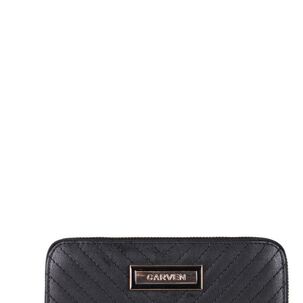 Billetera De Mujer Petunia Negra Carven