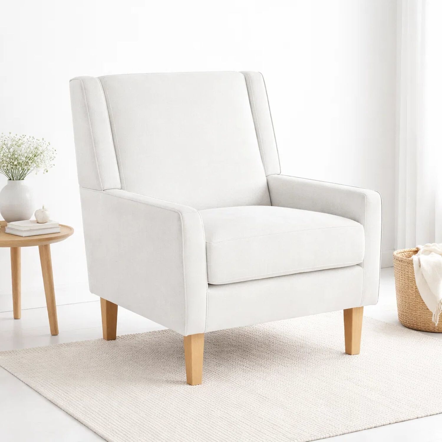 Sill&oacute;n Elegance Home En Tela Beige image number 1.0