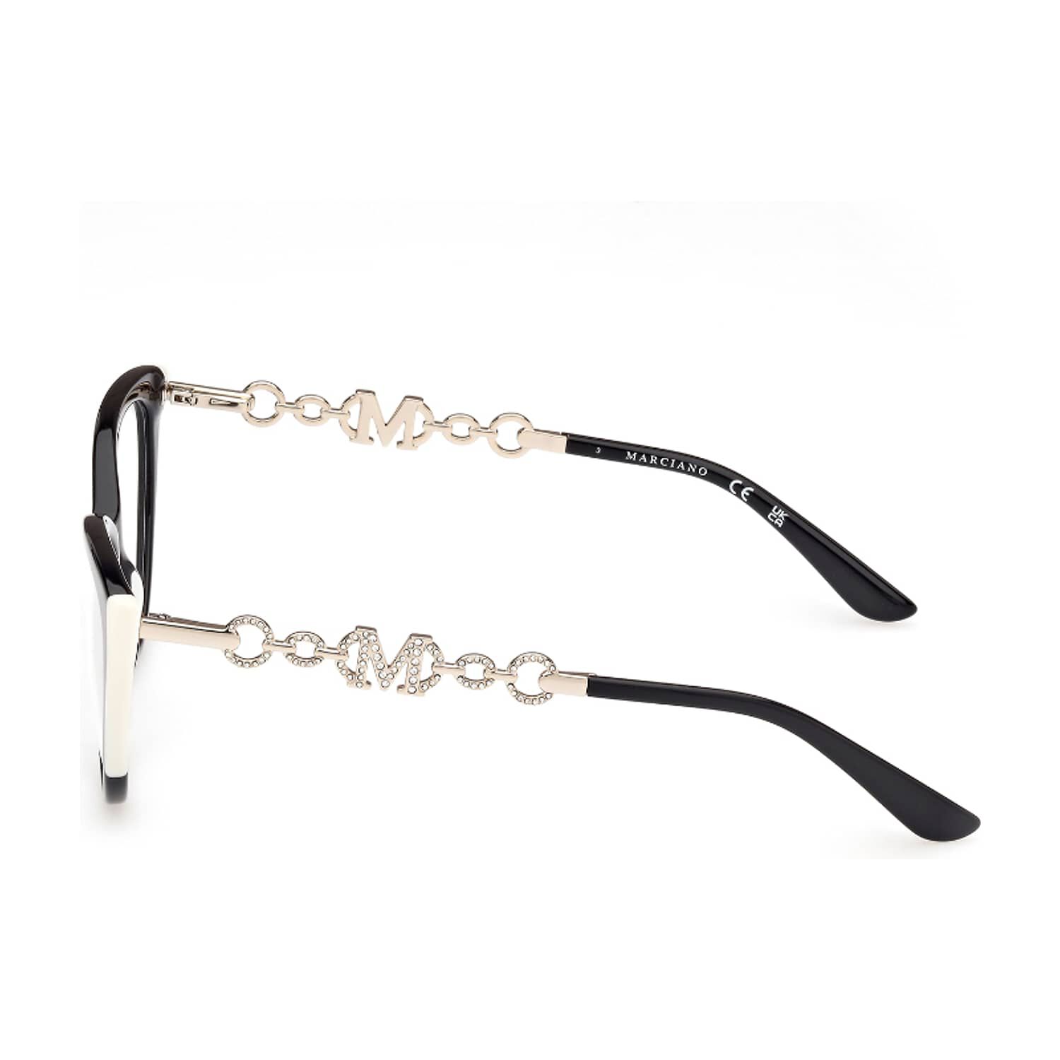 Lentes &Oacute;pticos Negro Brillante Guess By Marciano image number 2.0