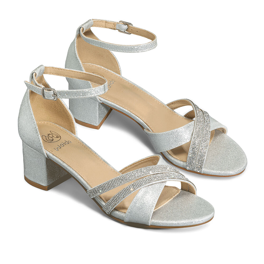 Sandalia Taco Grueso Fiesta Pedrería Mujer Weide You525 image number 5.0