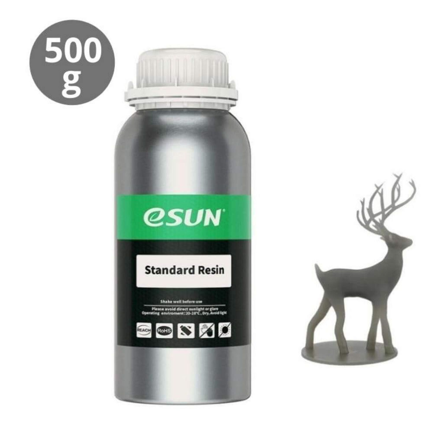 Resina Gris Para Impresoras 3d 500g Esun image number 1.0