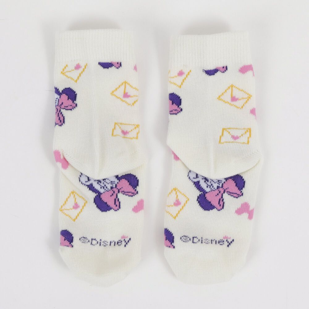 Tripack Calcetines Ni&ntilde;a Rosado Full Print Minnie Disney image number 7.0