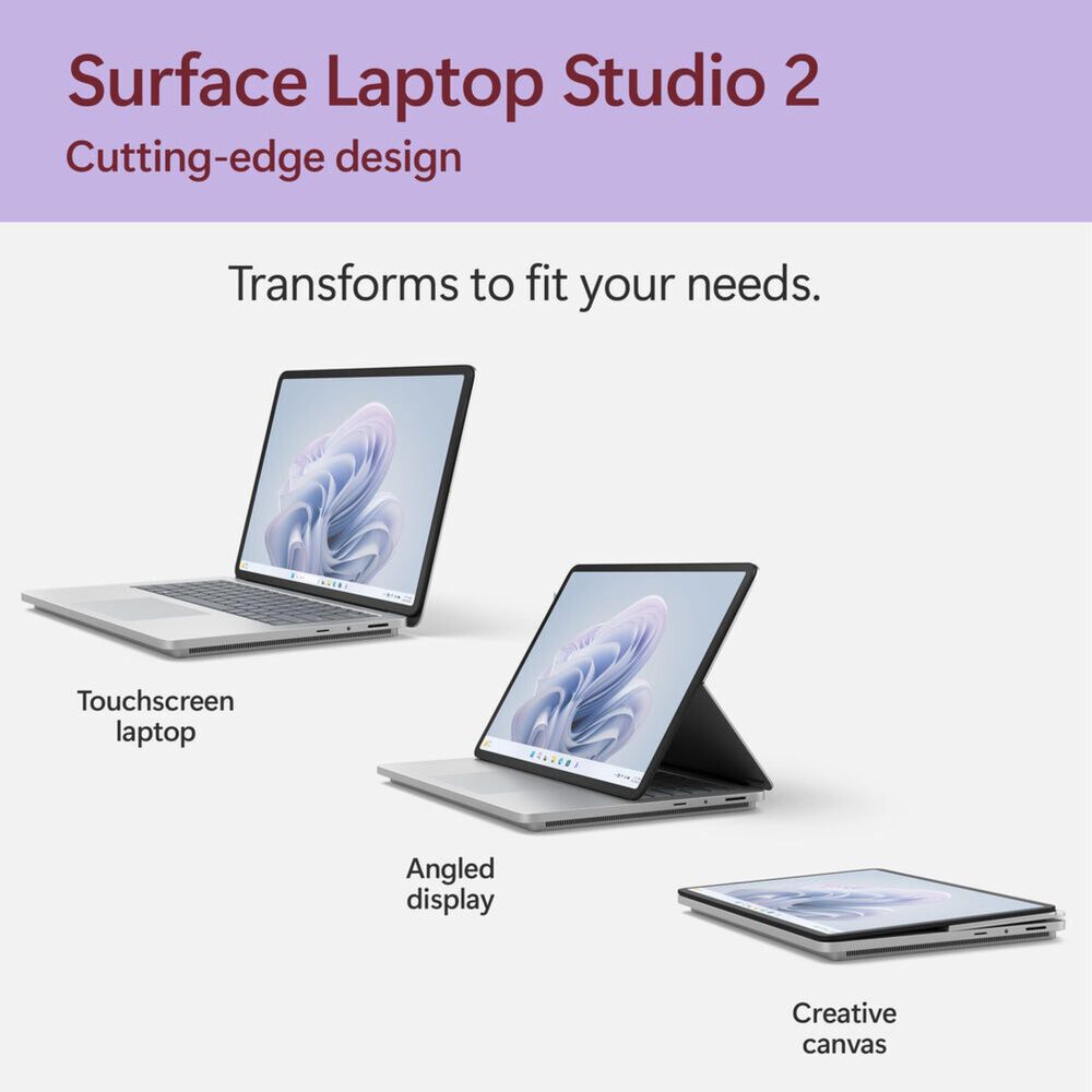 Surface Laptop Studio 2 - Touch I7 13gn 16gb+512gb Geforce 6gb image number 8.0