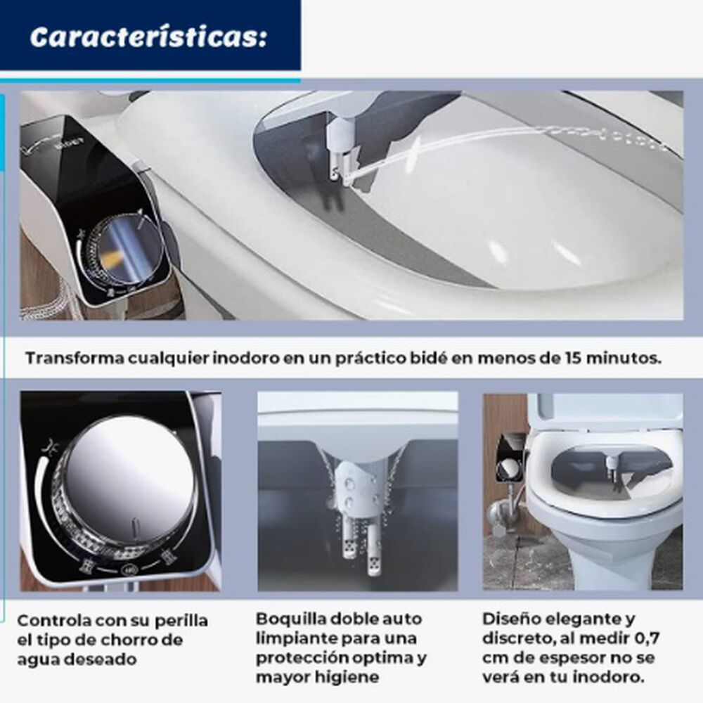 Bidet Wc Inodoro Ajustable Universal image number 2.0