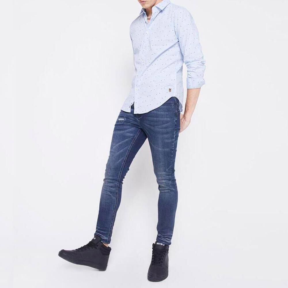 Jeans Slim  Hombre Rolly Go image number 4.0