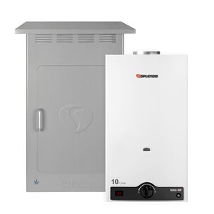 Pack Calefont 10l Tiro Natural Gas Natural + Gabinete