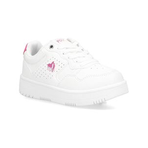 Zapatilla Infantil Niña The King's Polo Club White