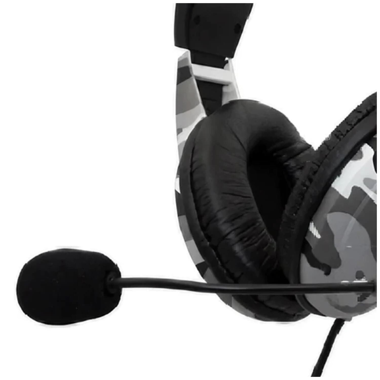 Audifonos Gamer Overear Jack 3.5mm Mimetizado Gris image number 1.0