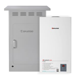 Pack Calefont 14l Tiro Natural Gas Licuado + Gabinete