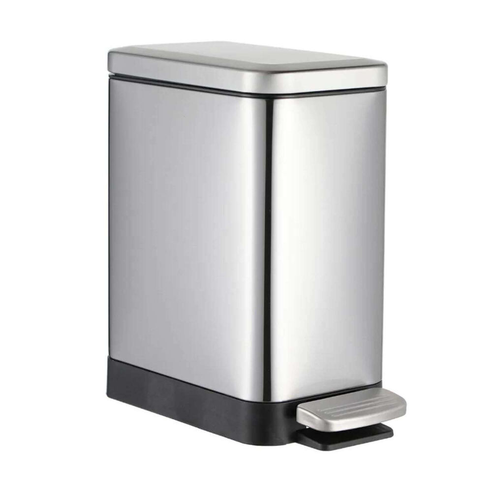 Basurero Con Pedal Acero Inox. 15 Lt image number 1.0