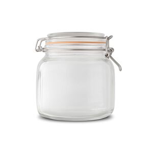 Frasco Vidrio Tapa Hermetica 800ml Allegra Recipiente