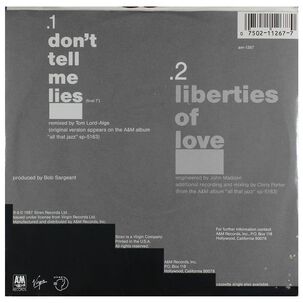 Breathe - Don't Tell Me Lies | 7" Single Usado