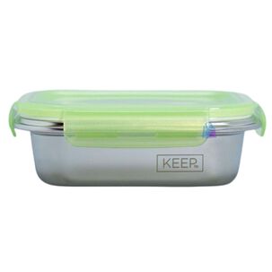 Herm&eacute;tico Keep 650ml Acero + Cubiertos On The Go - Ps