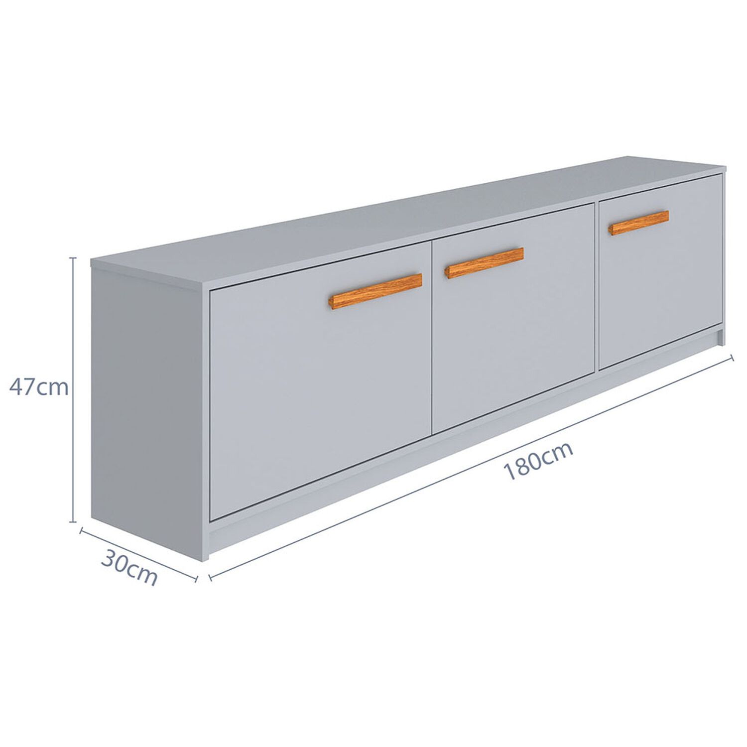 Rack Vekka Home Smoke / 3 Puertas image number 1.0