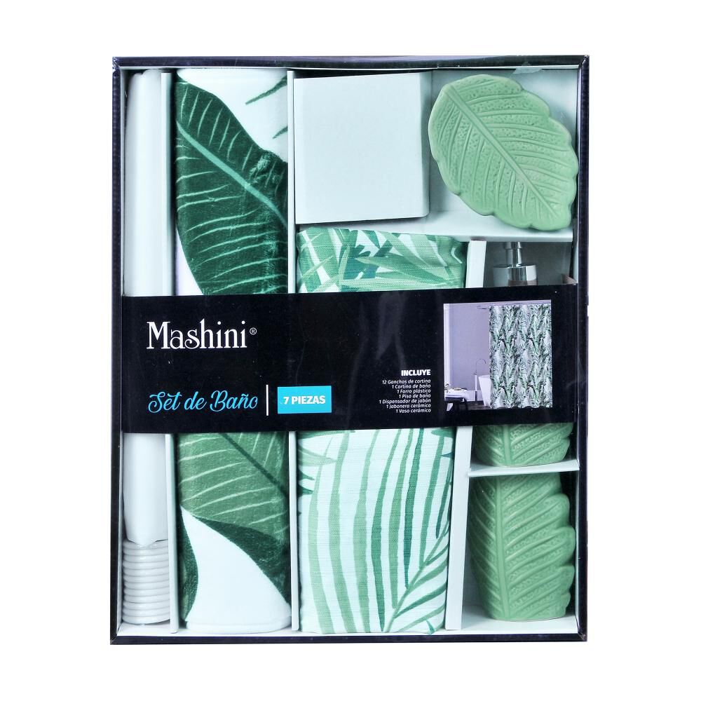 Set De Baño Mashini Tropic / 7 Piezas image number 1.0