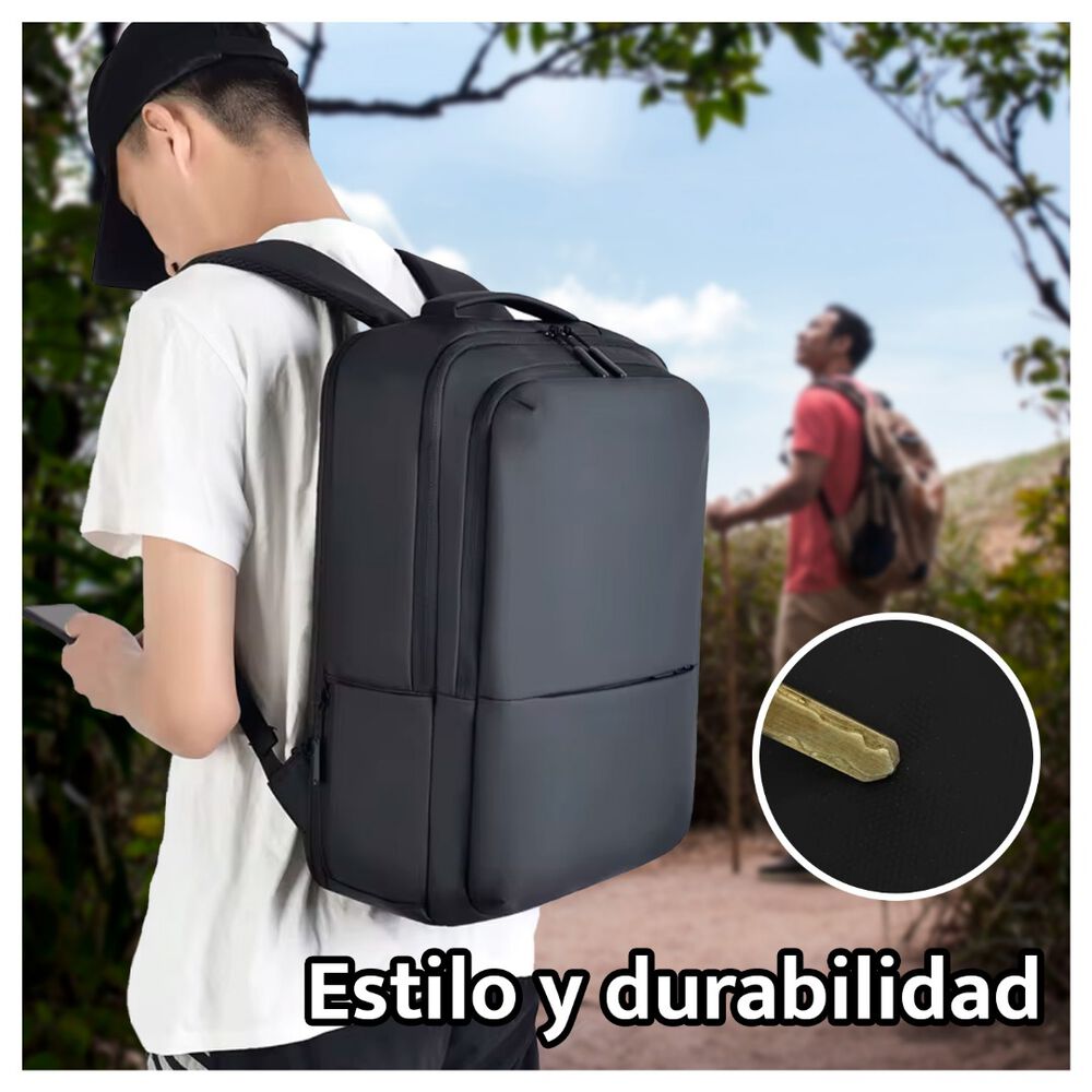 Mochila Ejecutiva Hombre Mujer Antirrobo Impermeable Con Puerto Usb image number 2.0