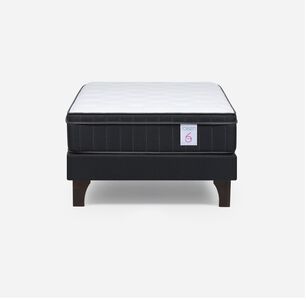Cama Europea Rosen New Style 6 Plus / 1.5 Plazas / Base Normal