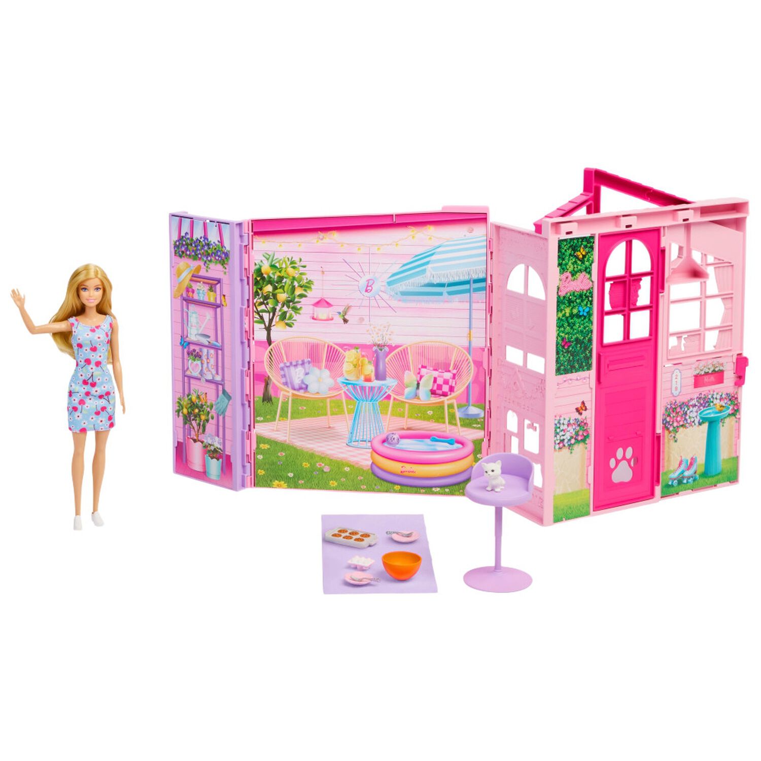Set Casa De Mu&ntilde;eca Barbie image number 0.0