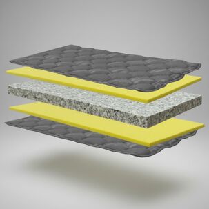 Colch&oacute;n 1.5 Plaza Modelo Ideal Largo 190 Cm