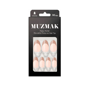 Muzmak - Uñas Press On Cafe Latte Almond 36 U.