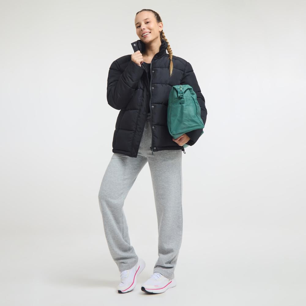 Parka Deportiva Lisa Regular Cuello Alto Mujer Wetland image number 1.0