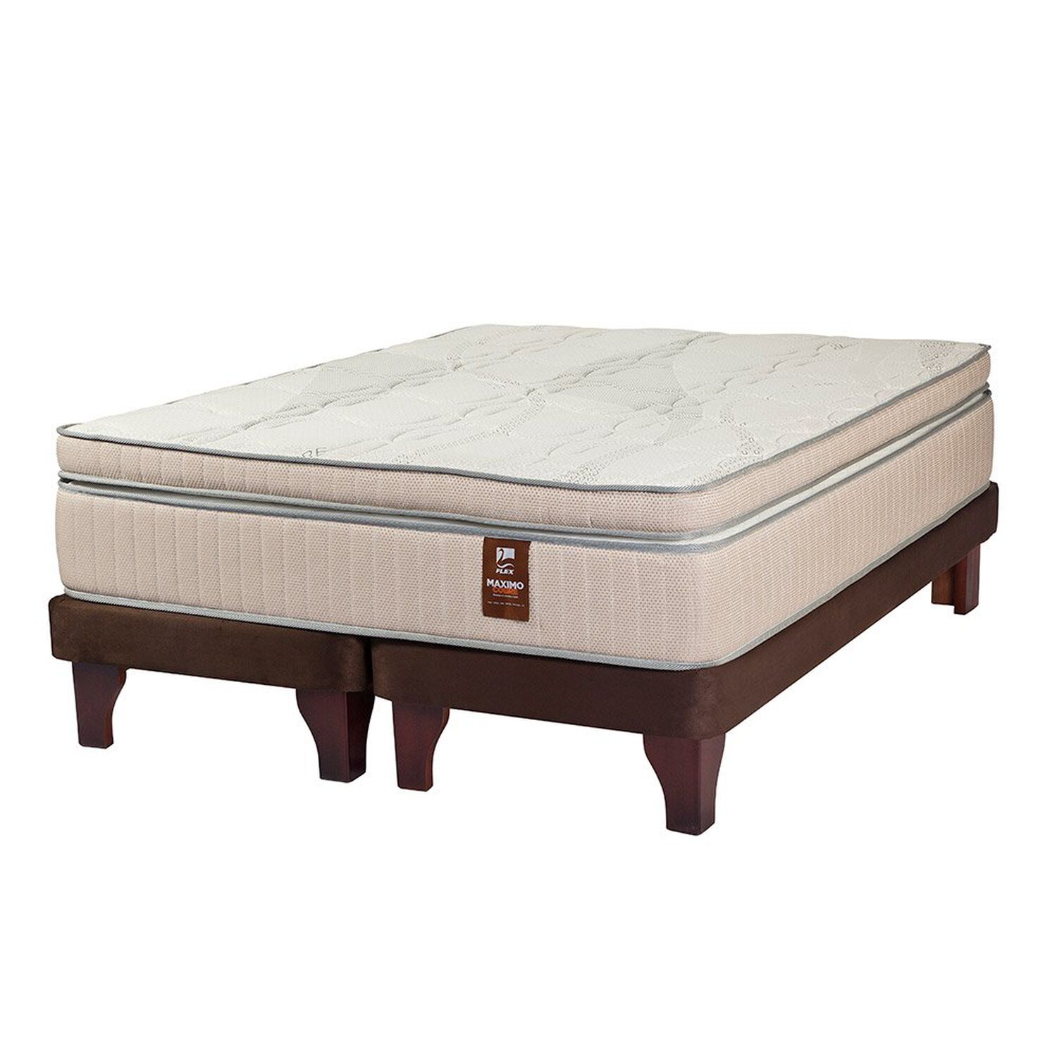 Cama Europea Flex Maximo Cobre / King / Base Dividida + Set de Maderas Argos image number 2.0