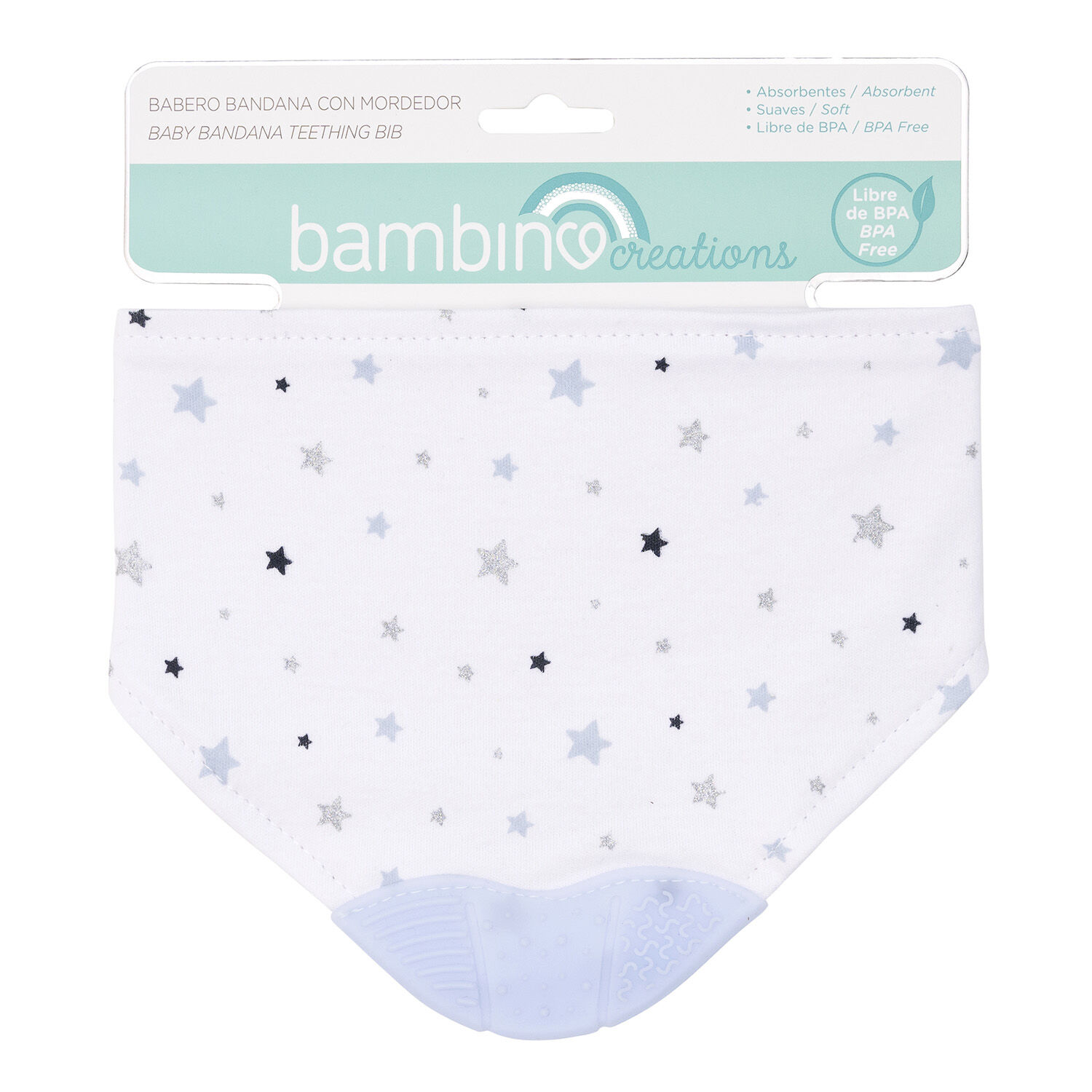 Babero Mordedor Bambino Blanco Space Ni&ntilde;o image number 0.0