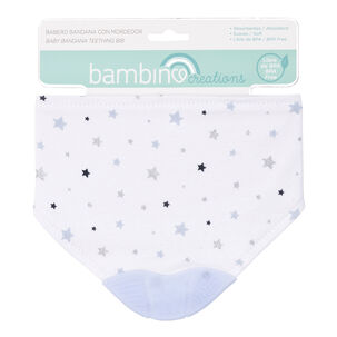 Babero Mordedor Bambino Blanco Space Ni&ntilde;o