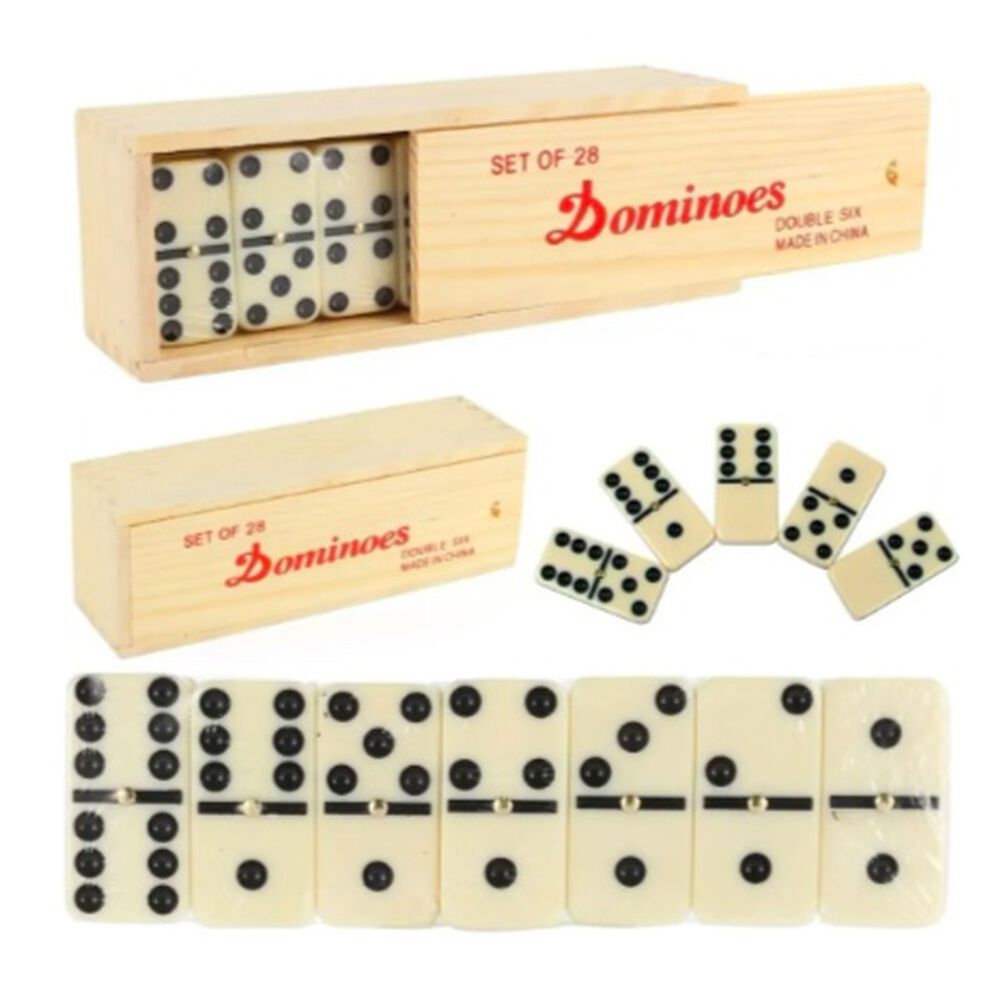 Domino Caja Peque De Madera image number 2.0