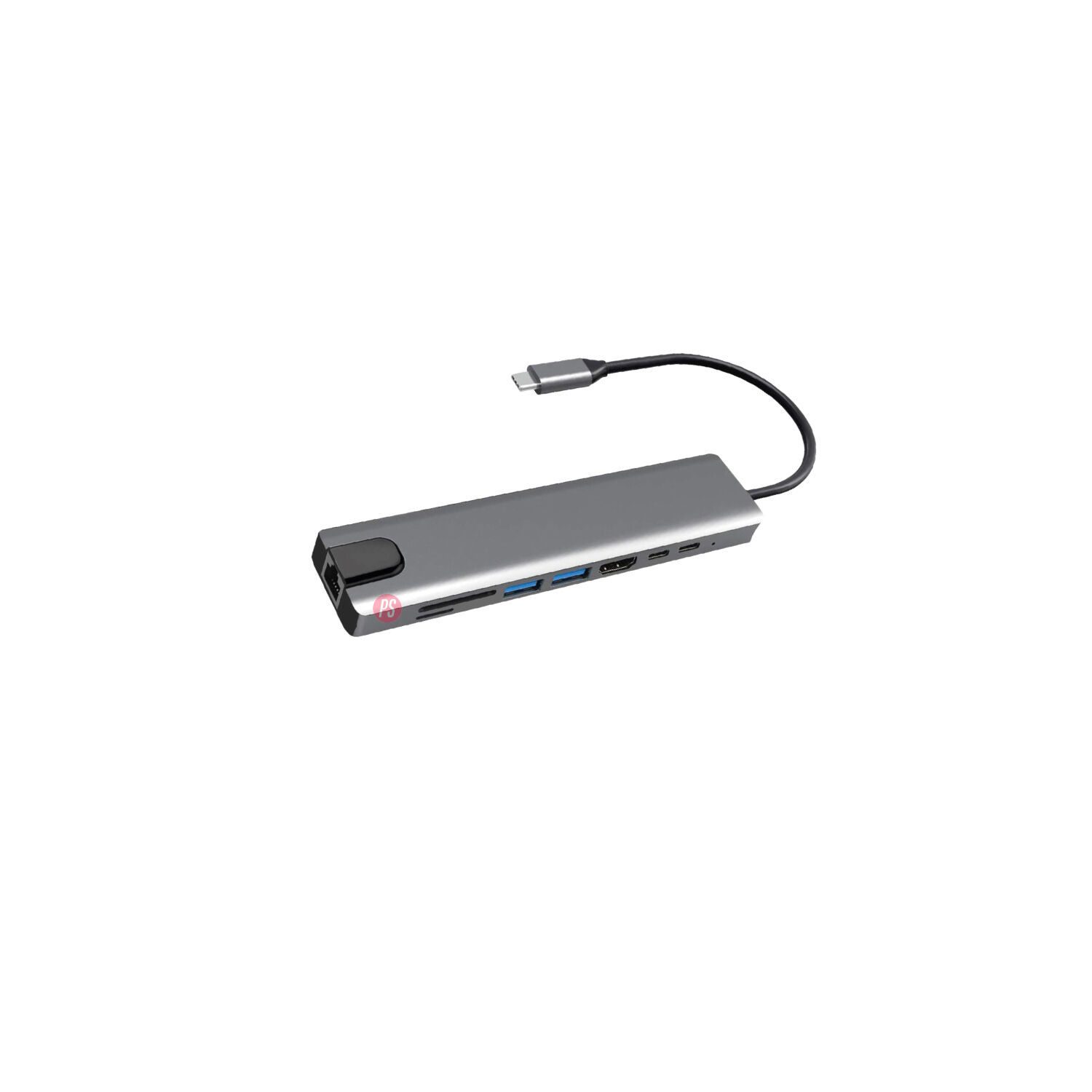 Hub Conector Tipo C 8 En 1 - Ps image number 1.0