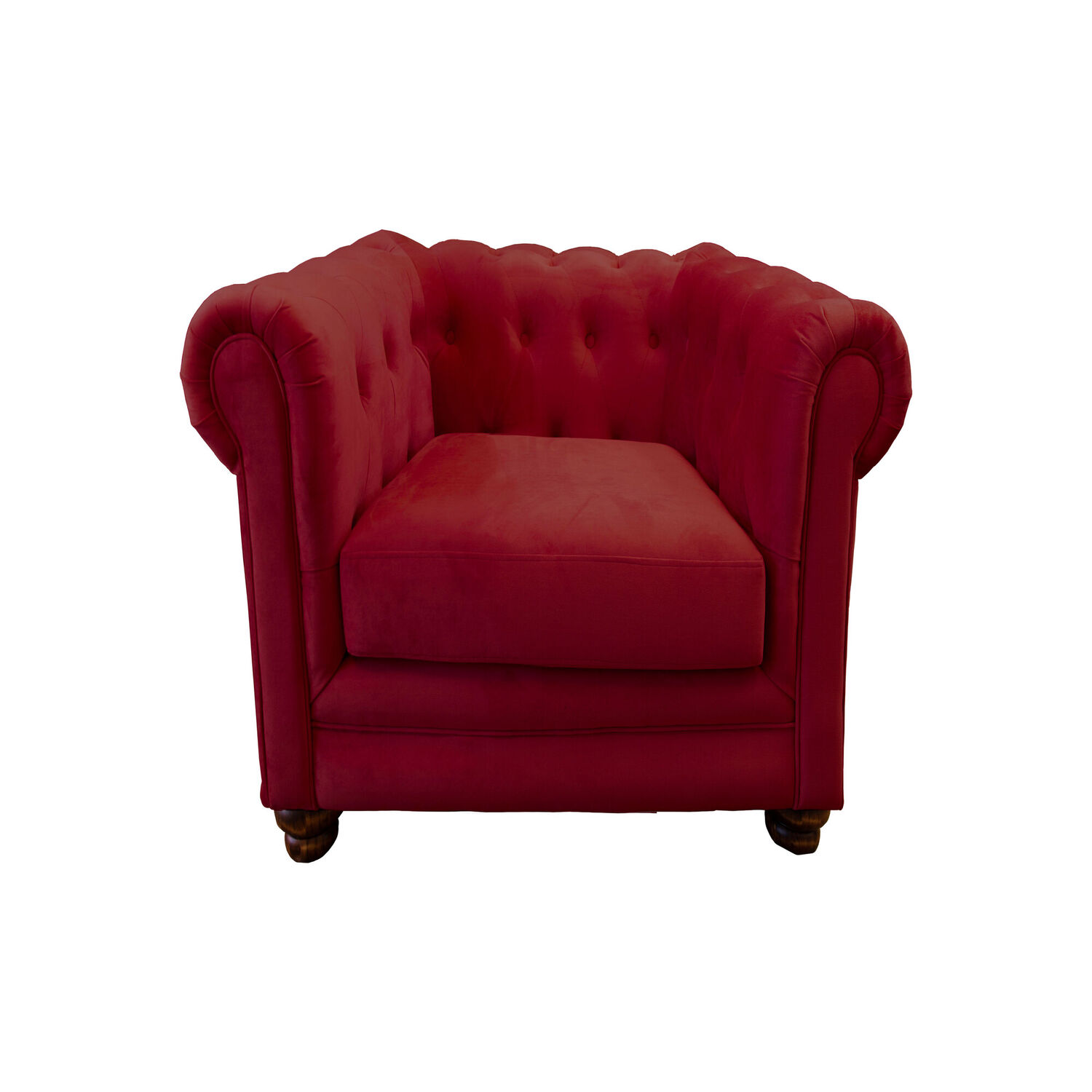 Sofa Florencia 1 Cuerpo Tela Velvet Burdeo image number 0.0