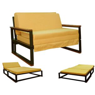 Futon Folk 1.5 Plaza " Mostaza "