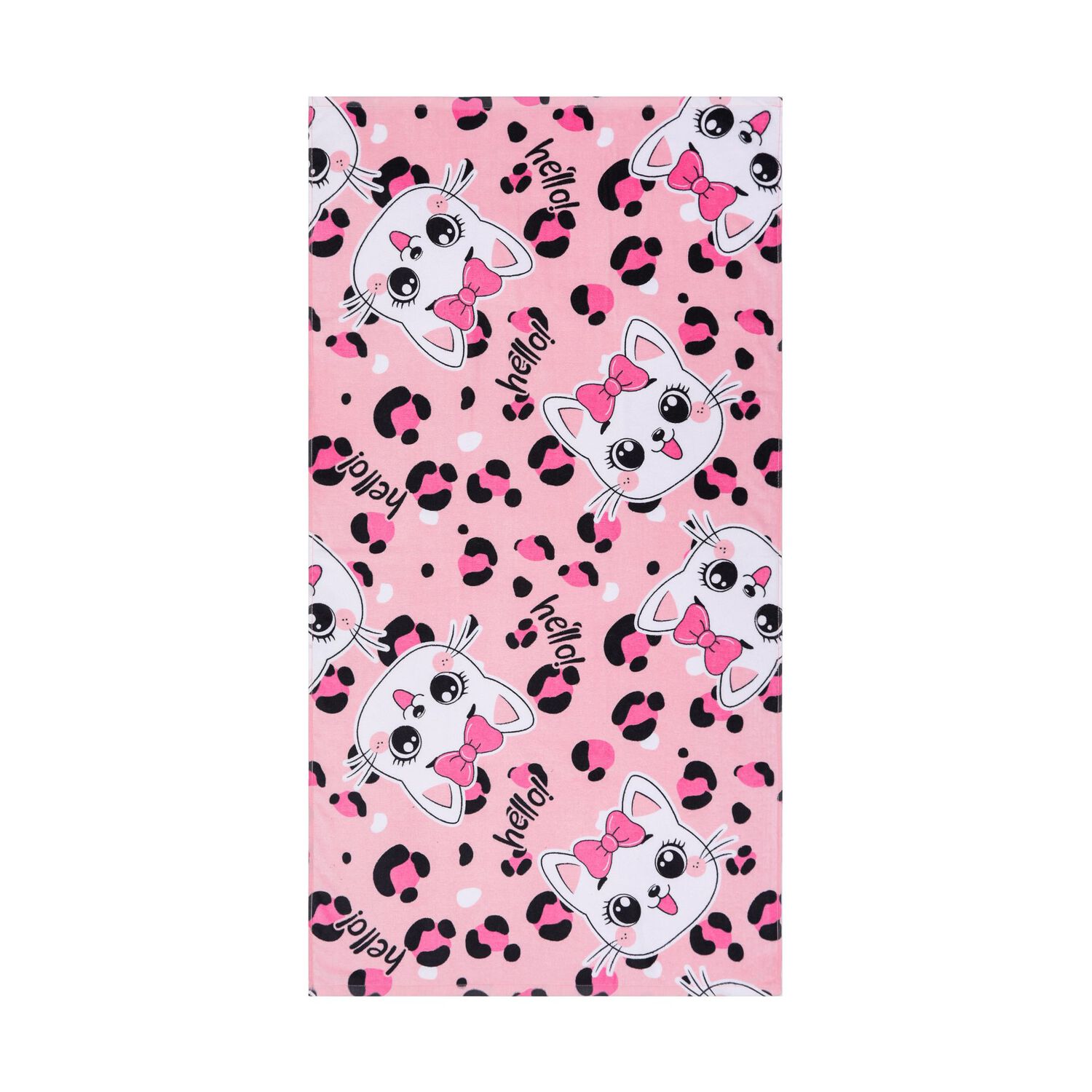 Toalla De Playa Casaideal Kids Gatapinky 27 / 70x140 Cm image number 6.0