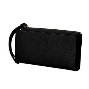 2 Billeteras De Mujer Delia Negra Y Café Carven