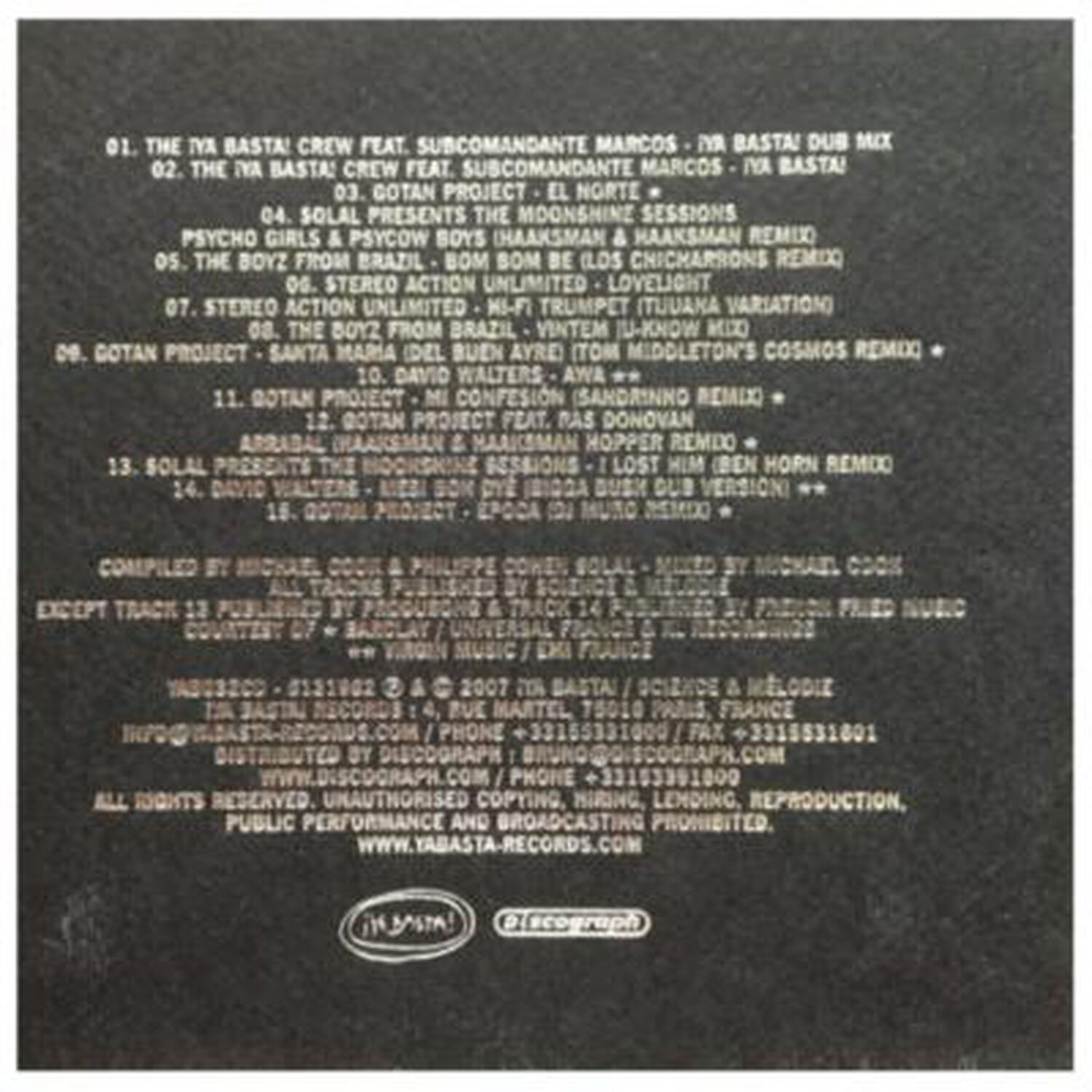 Ya Basta - Various | Cd image number 1.0