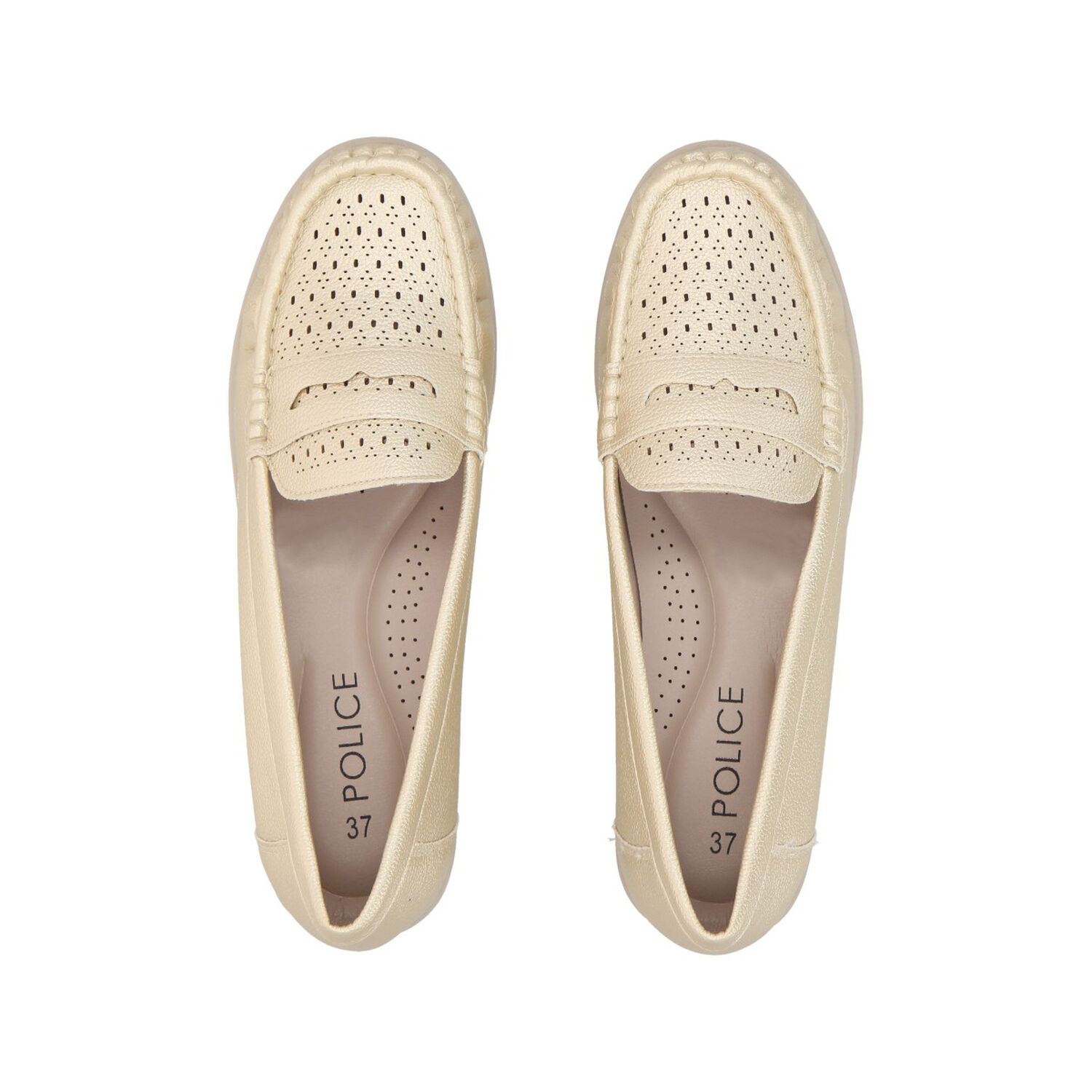 Mocas&iacute;n Mujer Dorado Sonia Police image number 1.0