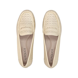Mocas&iacute;n Mujer Dorado Sonia Police